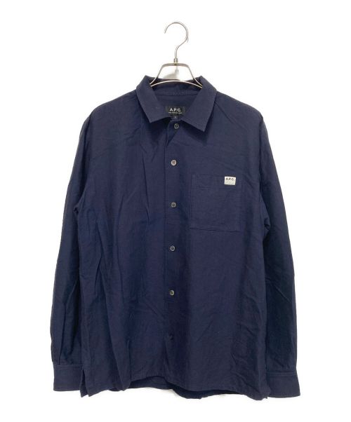 A.P.C.（アーペーセー）A.P.C. (アーペーセー) オックスフォードシャツ ネイビー サイズ:Ｓの古着・服飾アイテム