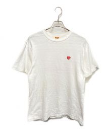 HUMAN MADE（ヒューマンメイド）の古着「バックハートロゴTシャツ」｜ホワイト