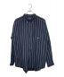 DESCENDANT（ディセンダント）の古着「KENNEDY'S MULTI STRIPE LS SHIRT」｜ネイビー