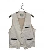 California Lineカリフォルニア ライン）の古着「White Duck Work Vest」｜アイボリー