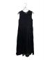 ne quittez pas（ヌキテパ）の古着「Cotton Voile Shirring Sleeveless Dress」｜ブラック