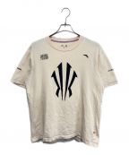 ANTA×kyrieアンタ×カイリー）の古着「lrving logo basketball Tee」｜ベージュ