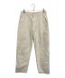 STUDIO NICHOLSON（スタジオニコルソン）の古着「BILL PANT IN CREAM PEACHED TWILL COTTON」｜アイボリー