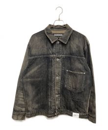 NEIGHBORHOOD（ネイバーフッド）の古着「SAVAGE DENIM TYPE-1 JACKET」｜ブラック