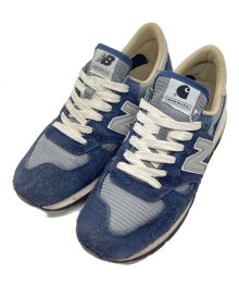 NEW BALANCE×CarHartt（ニューバランス×カーハート）の古着「ローカットスニーカー」｜ネイビー