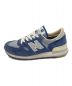 NEW BALANCE (ニューバランス) CarHartt (カーハート) ローカットスニーカー ネイビー サイズ:27.5㎝：18000円