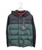 MONCLER GRENOBLEモンクレール グルノーブル）の古着「ダウンジャケット」｜ブラック×グリーン