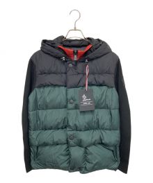 MONCLER GRENOBLE（モンクレール グルノーブル）の古着「ダウンジャケット」｜ブラック×グリーン