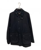 Barbourバブアー）の古着「SL BEDALE BONDED WOOL JACKET」｜ネイビー