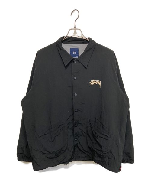 stussy（ステューシー）stussy (ステューシー) コーチジャケット ブラック サイズ:Lの古着・服飾アイテム