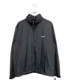 700FILLセブンハンドレッドフィル）の古着「Embroidered Small Payment Logo Track Jacket」｜ブラック