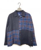 BoTT×creativedrugstoreボット×クリエイティブドラッグストア）の古着「BOX Flannel Shirt」｜ブラウン×ブルー