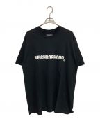 NEIGHBORHOODネイバーフッド）の古着「ロゴプリントTシャツ」｜ブラック