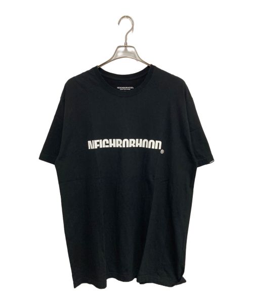 NEIGHBORHOOD（ネイバーフッド）NEIGHBORHOOD (ネイバーフッド) ロゴプリントTシャツ ブラック サイズ:XLの古着・服飾アイテム