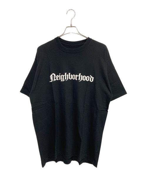 NEIGHBORHOOD（ネイバーフッド）NEIGHBORHOOD (ネイバーフッド) ロゴプリントTシャツ ブラック サイズ:XLの古着・服飾アイテム