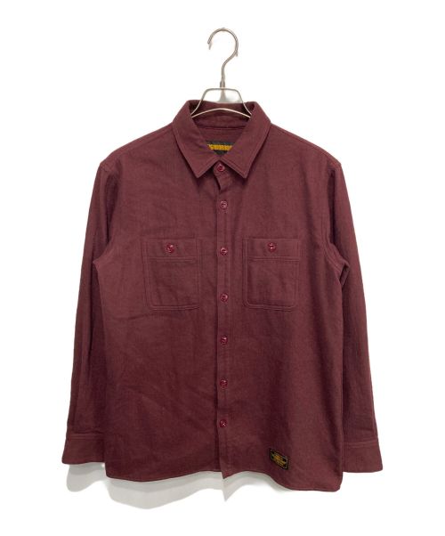 NEIGHBORHOOD（ネイバーフッド）NEIGHBORHOOD (ネイバーフッド) LUMBERS SOLID/CW-SHIRT.LS ボルドー サイズ:Mの古着・服飾アイテム