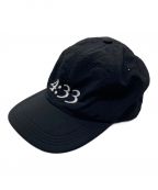 GARBAGEガーベッジ）の古着「SOFT BRIM 6 PANEL CAP -4:33-」｜ブラック