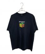 stussyステューシー）の古着「S64 PIGMENT DYED TEE」｜ブラック