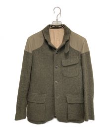 NIGEL CABOURN×Harris Tweed（ナイジェルケーボン×ハリスツイード）の古着「MALLORY JACKET」｜オリーブ