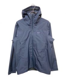 Patagonia（パタゴニア）の古着「Boulder Fork Rain Jacket」｜ネイビー(SMOLDER BLUE)