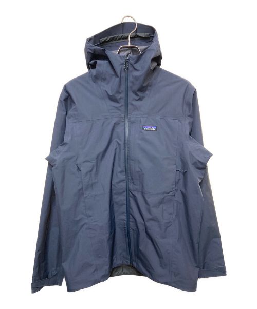 Patagonia（パタゴニア）Patagonia (パタゴニア) Boulder Fork Rain Jacket ネイビー(SMOLDER BLUE) サイズ:Mの古着・服飾アイテム