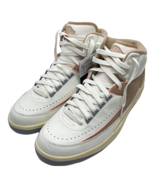 NIKE（ナイキ）NIKE (ナイキ) Women's Air Jordan 2 アイボリー サイズ:28.5㎝ 未使用品の古着・服飾アイテム