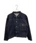 New Manual（ニュー・マニュアル）の古着「#001 1ST LV T-BACK DENIM JACKET ONEWASHED」｜インディゴ