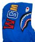 中古・古着 A BATHING APE (アベイシングエイプ) shark hoodie jacket レッド×ブルー サイズ:S：16000円