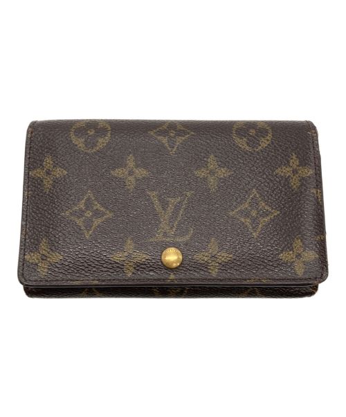 LOUIS VUITTON（ルイ ヴィトン）LOUIS VUITTON (ルイ ヴィトン) ポルトモネ・ビエ・トレゾール ブラウンの古着・服飾アイテム