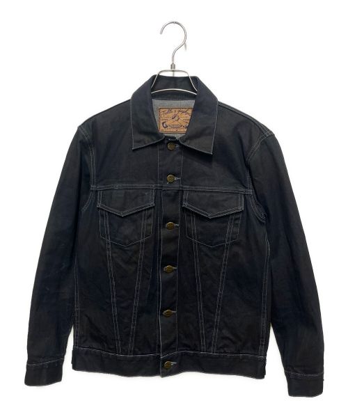 GRAPH ZERO（グラフゼロ）GRAPH ZERO (グラフゼロ) JEAN JACKET　3RD -コーティングデニム（ジーンジャケット　サード） インディゴ サイズ:Sの古着・服飾アイテム