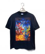 TULTEXタルテックス）の古着「90's ウルトラマンゼアス Tシャツ」｜ブラック