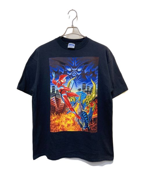 TULTEX（タルテックス）TULTEX (タルテックス) 90's ウルトラマンゼアス Tシャツ ブラック サイズ:Largeの古着・服飾アイテム