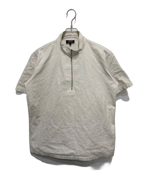 A.P.C.（アーペーセー）A.P.C. (アーペーセー) リップストップ プルオーバー ホワイト サイズ:2の古着・服飾アイテム