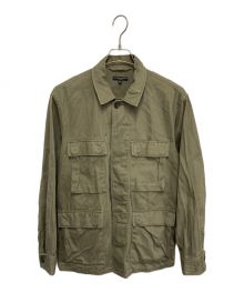 Engineered Garments（エンジニアド ガーメンツ）の古着「ヘリンボーンBDUジャケット」｜グリーン