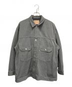 Graphpaperグラフペーパー）の古着「Colorfast Denim Jacket」｜グレー