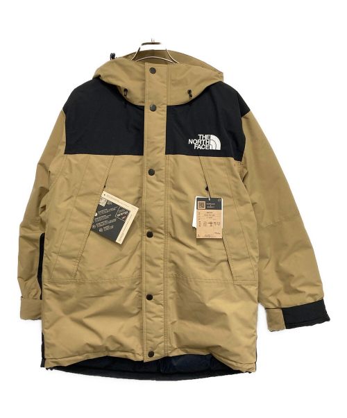 THE NORTH FACE（ザ ノース フェイス）THE NORTH FACE (ザ ノース フェイス) Mountain Down Jacket  ベージュ×ブラック サイズ:Lの古着・服飾アイテム