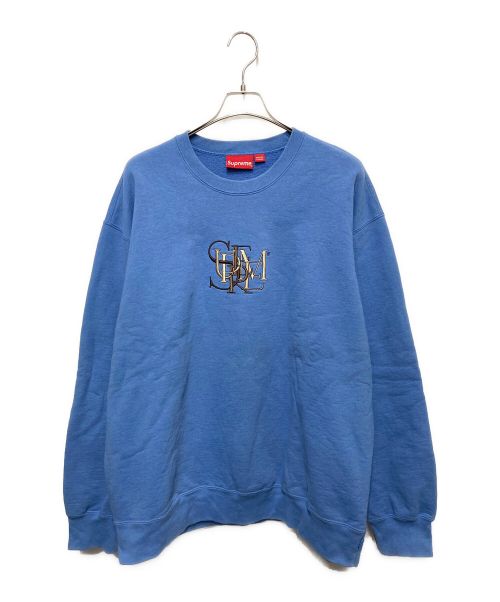 SUPREME（シュプリーム）SUPREME (シュプリーム) Overlap Crewneck スウェット ブルー サイズ:XLの古着・服飾アイテム