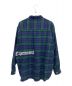 uniform experiment (ユニフォームエクスペリメント) FLANNEL CHECK GOTHIC LOGO SHIRT グリーン サイズ:4：10000円