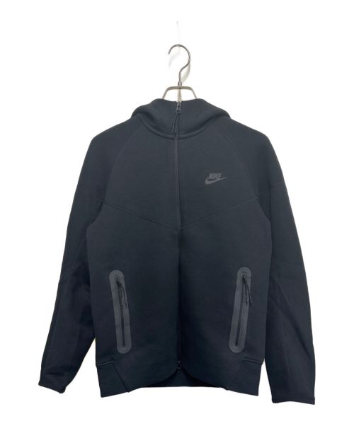 NIKE（ナイキ）NIKE (ナイキ) Tech Fleece WR FULL ZIP L/S Hoodie ブラック サイズ:Ｍの古着・服飾アイテム