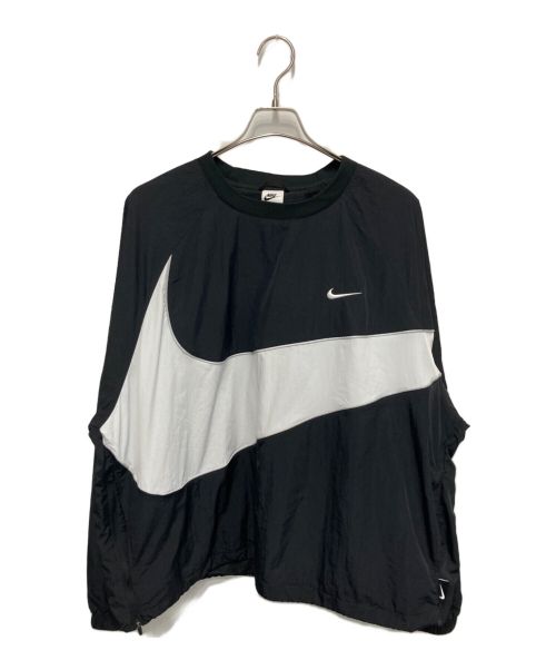 NIKE（ナイキ）NIKE (ナイキ) スウッシュ ウーブン ジャケット ブラック サイズ:XLの古着・服飾アイテム