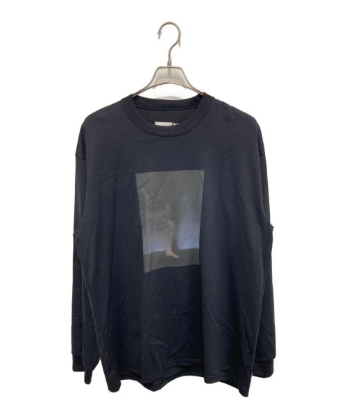 stein（シュタイン）stein (シュタイン) OVERSIZED LONG SLEEVE TEE IMAZINE ブラック サイズ:Ｓの古着・服飾アイテム