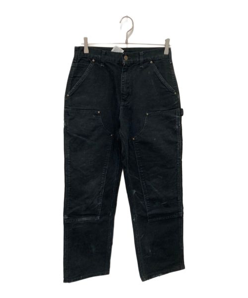 CarHartt（カーハート）CarHartt (カーハート) Double Front Washed Duck Utility Work Pants ブラック サイズ:73.5cm (W29)の古着・服飾アイテム