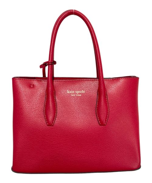 Kate Spade（ケイトスペード）Kate Spade (ケイトスペード) エヴァ スモール トップジップ サッチェル ピンク サイズ:なし（実寸をご確認ください）の古着・服飾アイテム