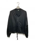 fujimotoフジモト）の古着「CUTTING LINEN SWEAT JACKET」｜ブラック