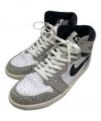 NIKEナイキ）の古着「AIR JORDAN 1 RETRO HIGH OG」｜グレー×ホワイト