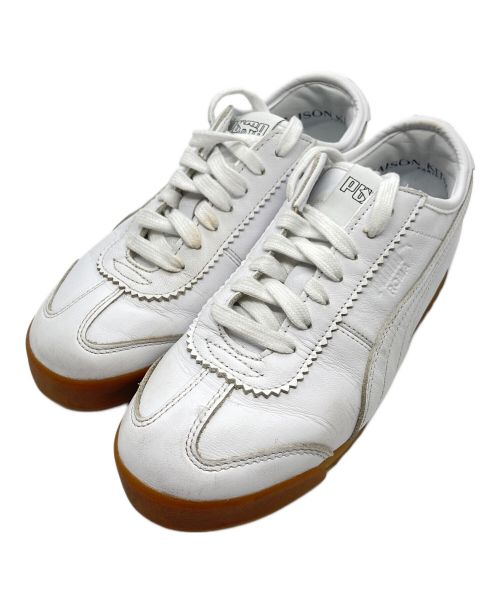 PUMA（プーマ）PUMA (プーマ) maison kitsune (メゾンキツネ) ローカットスニーカー ホワイト サイズ:22.5ｃｍの古着・服飾アイテム