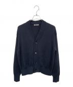 AURALEEオーラリー）の古着「SUPER HARD TWIST RIB KNIT CARDIGAN」｜ブラック