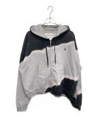 NOMA t.d.×BEAMSノーマティーディー×ビームス）の古着「Sweat Zip Hoodie」｜ブラック×グレー