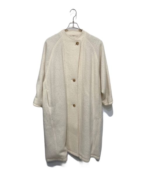 Louren（ローレン）Louren (ローレン) volume shaggy long coat ホワイト サイズ:Fの古着・服飾アイテム