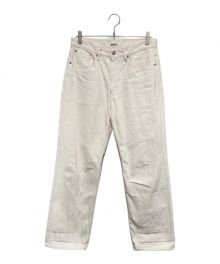 AURALEE（オーラリー）の古着「HARD TWIST DENIM 5P PANTS」｜ホワイト